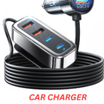 AINOPE 90W USB C Car Charger 6-Port, Super Fast USB Car Charger Fast Charging