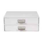 Birger 2 Drawer File Box White – Bigso Box Of Sweden